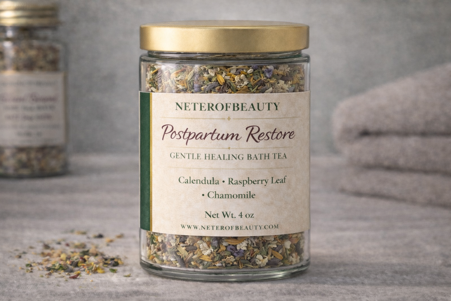 π€ Postpartum Restore β Gentle Healing Bath Tea
