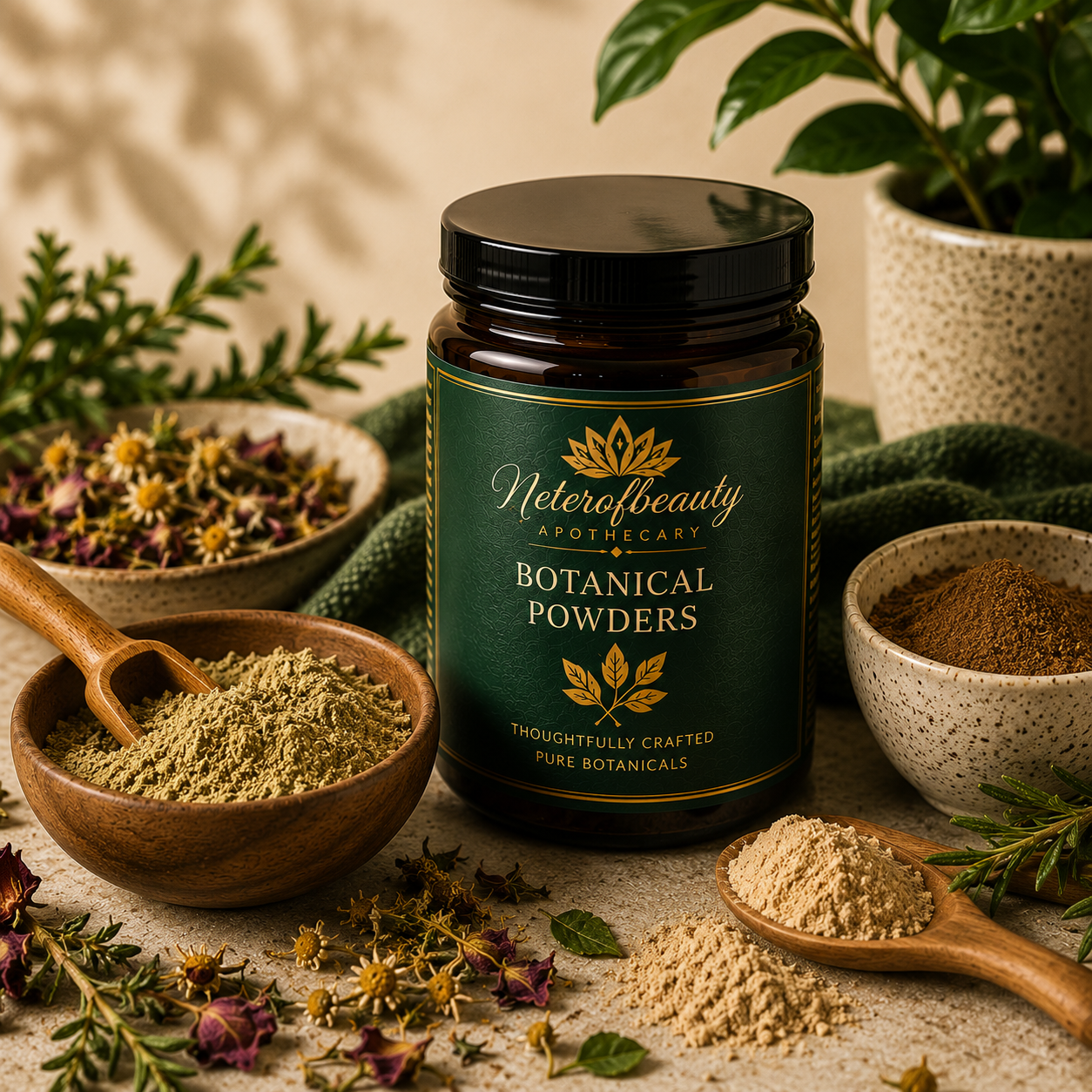 🥣 Botanical Powders