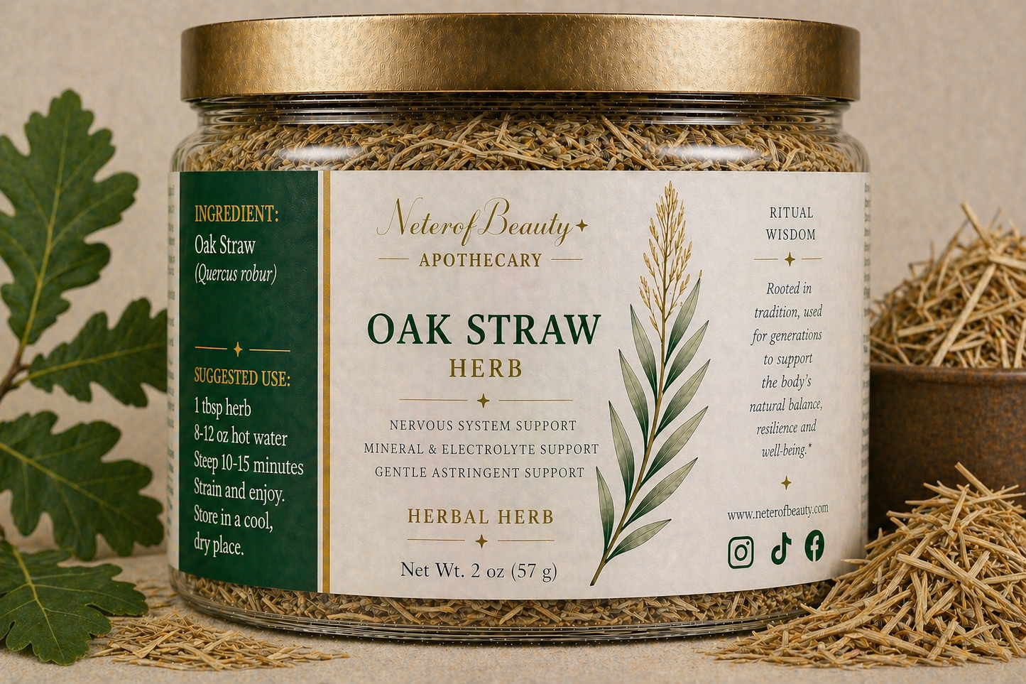 Oak Straw