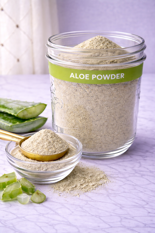 Aloe vera leaf powder