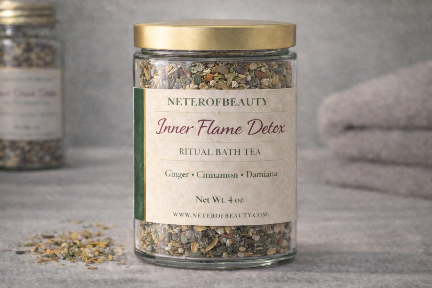 🔥 Inner Flame Detox – Ritual Bath Tea